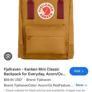 Fjallraven Kanken Mini Backpack